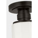 Myhouse Lighting Visual Comfort Studio - SCCHCFM106AIOEG - One Light Flush Mount - Fairfax - Aged Iron