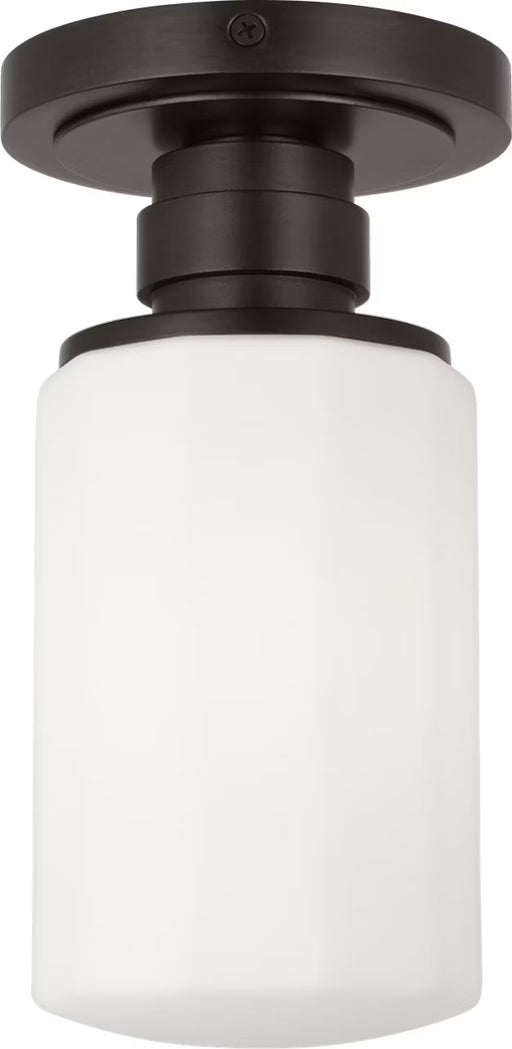 Myhouse Lighting Visual Comfort Studio - SCCHCFM106AIOEG - One Light Flush Mount - Fairfax - Aged Iron