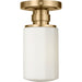 Myhouse Lighting Visual Comfort Studio - SCCHCFM106EBSOEG - One Light Flush Mount - Fairfax - Estate Brass
