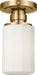 Myhouse Lighting Visual Comfort Studio - SCCHCFM106EBSOEG - One Light Flush Mount - Fairfax - Estate Brass