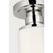 Myhouse Lighting Visual Comfort Studio - SCCHCFM106PNOEG - One Light Flush Mount - Fairfax - Polished Nickel