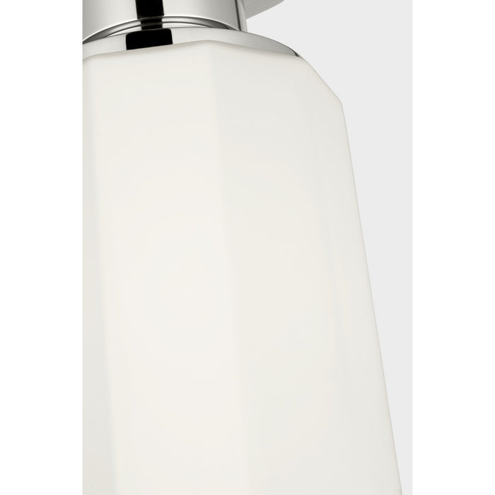 Myhouse Lighting Visual Comfort Studio - SCCHCFM106PNOEG - One Light Flush Mount - Fairfax - Polished Nickel