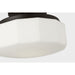 Myhouse Lighting Visual Comfort Studio - SCCHCFM107AIOEG - One Light Flush Mount - Fairfax - Aged Iron