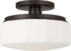 Myhouse Lighting Visual Comfort Studio - SCCHCFM107AIOEG - One Light Flush Mount - Fairfax - Aged Iron