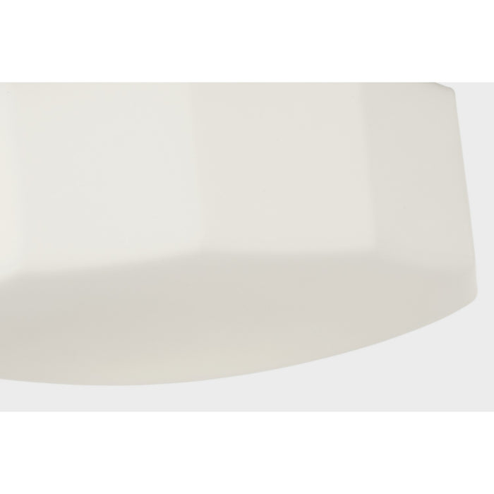 Myhouse Lighting Visual Comfort Studio - SCCHCFM107PNOEG - One Light Flush Mount - Fairfax - Polished Nickel