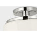 Myhouse Lighting Visual Comfort Studio - SCCHCFM107PNOEG - One Light Flush Mount - Fairfax - Polished Nickel