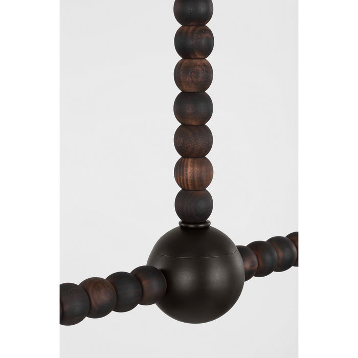 Myhouse Lighting Visual Comfort Studio - SCCHCLS114AIBAWWL - Two Light Linear Chandelier - Fiona - Aged Iron