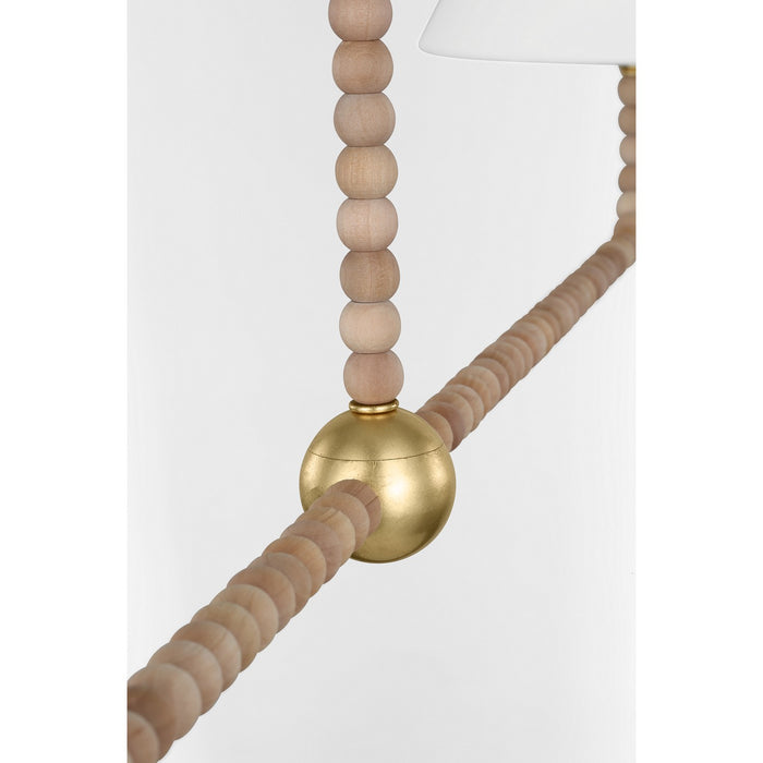 Myhouse Lighting Visual Comfort Studio - SCCHCLS114GDNAWWL - Two Light Linear Chandelier - Fiona - Gild