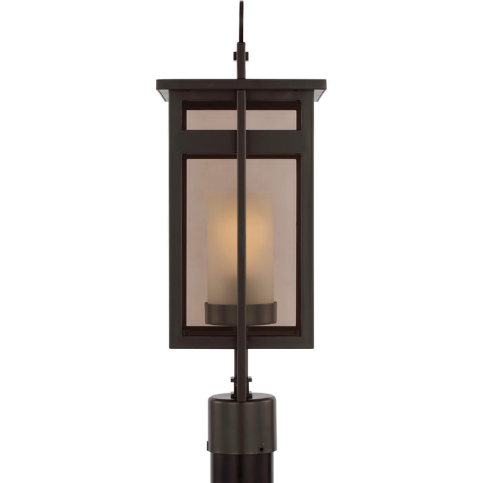 Myhouse Lighting Visual Comfort Studio - SCCHCOPM121TRFWSG - One Light Post Lantern - Fairhaven - Truffle