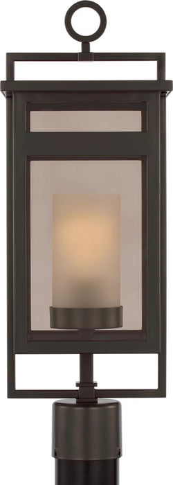 Myhouse Lighting Visual Comfort Studio - SCCHCOPM121TRFWSG - One Light Post Lantern - Fairhaven - Truffle