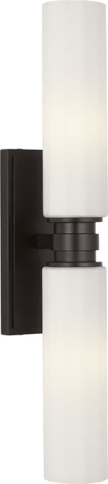 Myhouse Lighting Visual Comfort Studio - SCCHCVN108AIOEG - Two Light Vanity - Fairfax - Aged Iron