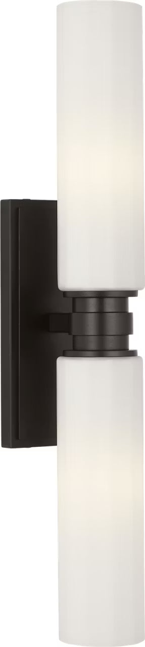 Myhouse Lighting Visual Comfort Studio - SCCHCVN108AIOEG - Two Light Vanity - Fairfax - Aged Iron