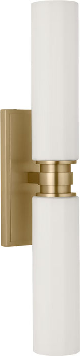 Myhouse Lighting Visual Comfort Studio - SCCHCVN108EBSOEG - Two Light Vanity - Fairfax - Estate Brass