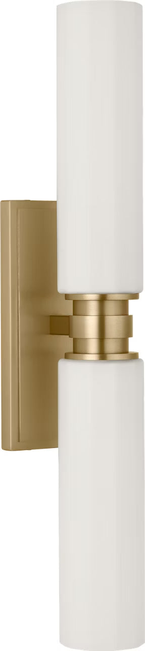 Myhouse Lighting Visual Comfort Studio - SCCHCVN108EBSOEG - Two Light Vanity - Fairfax - Estate Brass
