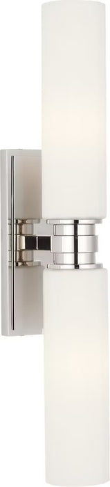 Myhouse Lighting Visual Comfort Studio - SCCHCVN108PNOEG - Two Light Vanity - Fairfax - Polished Nickel