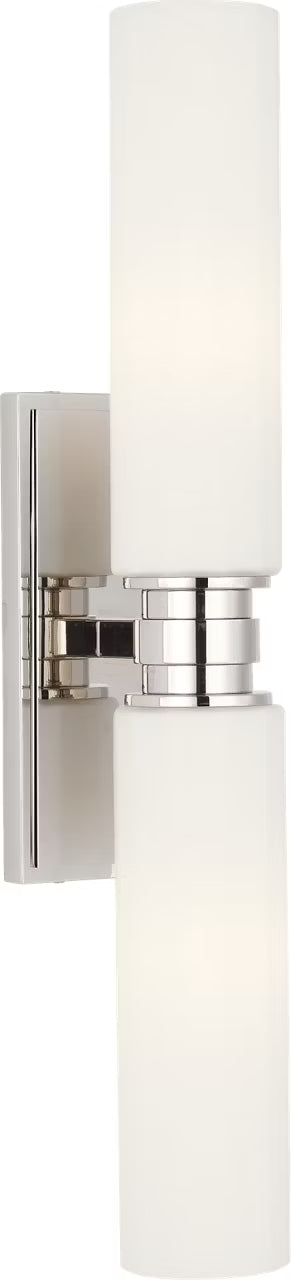 Myhouse Lighting Visual Comfort Studio - SCCHCVN108PNOEG - Two Light Vanity - Fairfax - Polished Nickel