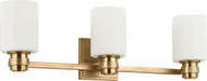 Myhouse Lighting Visual Comfort Studio - SCCHCVN111EBSOEG - Three Light Vanity - Fairfax - Estate Brass