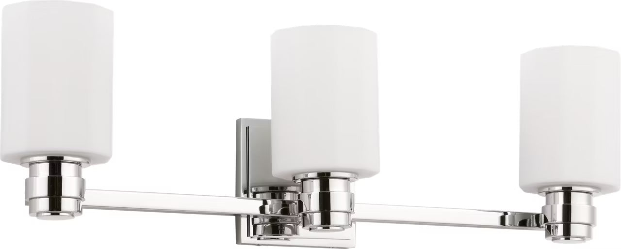 Myhouse Lighting Visual Comfort Studio - SCCHCVN111PNOEG - Three Light Vanity - Fairfax - Polished Nickel