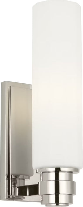 Myhouse Lighting Visual Comfort Studio - SCCHCWS109PNOEG - One Light Wall Sconce - Fairfax - Polished Nickel