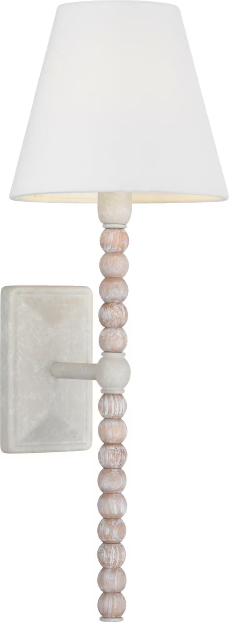 Myhouse Lighting Visual Comfort Studio - SCCHCWS115APLWWWWL - One Light Wall Sconce - Fiona - Aged Pewter