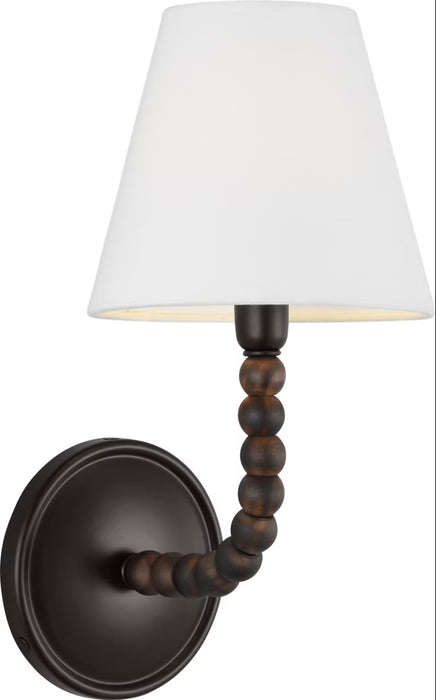 Myhouse Lighting Visual Comfort Studio - SCCHCWS116AIBAWWL - One Light Wall Sconce - Fiona - Aged Iron