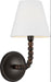 Myhouse Lighting Visual Comfort Studio - SCCHCWS116AIBAWWL - One Light Wall Sconce - Fiona - Aged Iron