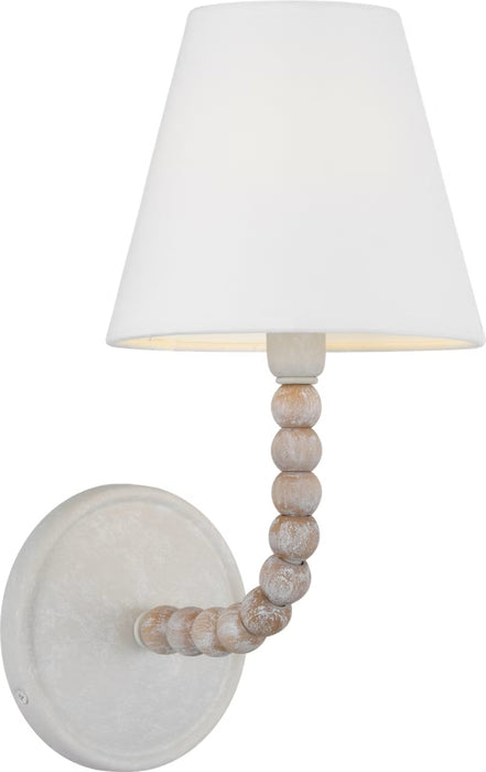 Myhouse Lighting Visual Comfort Studio - SCCHCWS116APLWWWWL - One Light Wall Sconce - Fiona - Aged Pewter