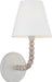 Myhouse Lighting Visual Comfort Studio - SCCHCWS116APLWWWWL - One Light Wall Sconce - Fiona - Aged Pewter