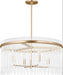 Myhouse Lighting Visual Comfort Studio - SCDJCH142SBCAR - Four Light Chandelier - Finley - Satin Brass