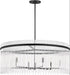 Myhouse Lighting Visual Comfort Studio - SCDJCH143MBKCAR - Six Light Chandelier - Finley - Midnight Black