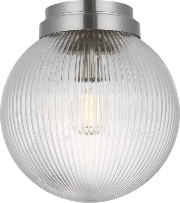 Myhouse Lighting Visual Comfort Studio - SCDJFM125BNRG - One Light Flush Mount - Preston - Brushed Nickel