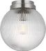 Myhouse Lighting Visual Comfort Studio - SCDJFM125BNRG - One Light Flush Mount - Preston - Brushed Nickel