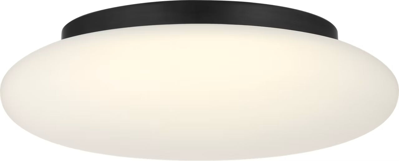 Myhouse Lighting Visual Comfort Studio - SCDJFM13430MBKEG - LED Flush Mount - Amir - Midnight Black