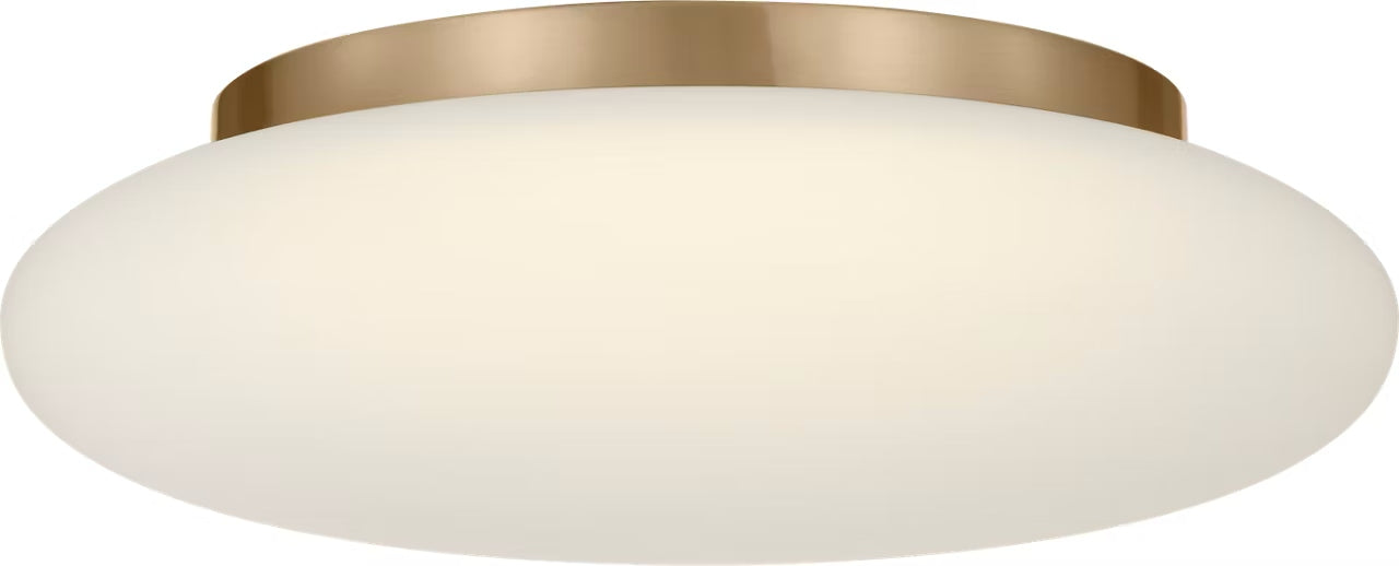 Myhouse Lighting Visual Comfort Studio - SCDJFM13430SBEG - LED Flush Mount - Amir - Satin Brass