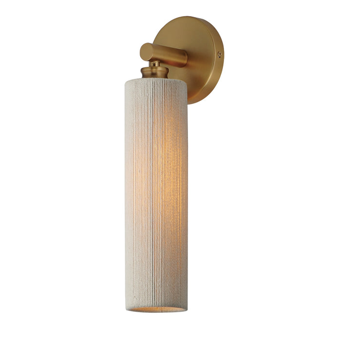 Myhouse Lighting Maxim - 12851NAB - One Light Wall Sconce - Aveline - Natural Aged Brass