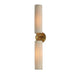 Myhouse Lighting Maxim - 12852NAB - Two Light Wall Sconce - Aveline - Natural Aged Brass