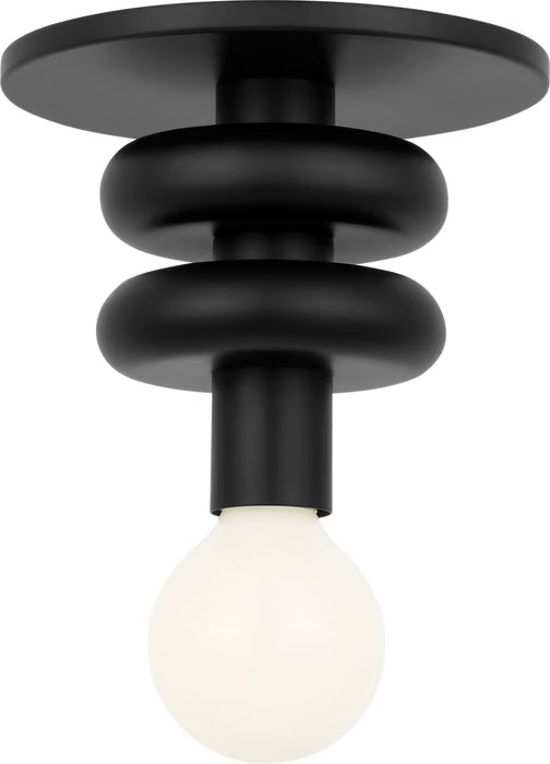 Myhouse Lighting Visual Comfort Studio - SCDJFM145MBK - One Light Solitaire - Malcolm - Midnight Black