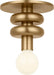 Myhouse Lighting Visual Comfort Studio - SCDJFM145SB - One Light Solitaire - Malcolm - Satin Brass