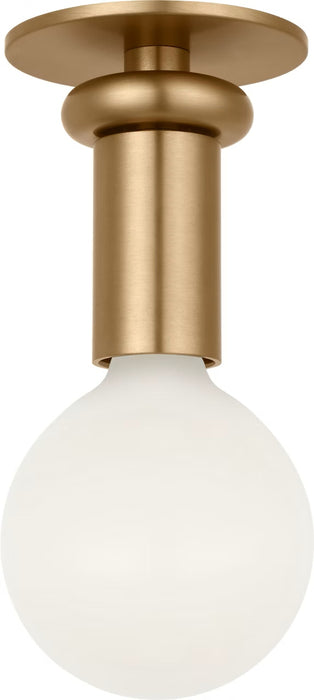Myhouse Lighting Visual Comfort Studio - SCDJFM146SB - One Light Solitaire - Malcolm - Satin Brass