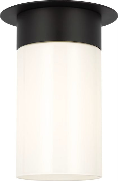 Myhouse Lighting Visual Comfort Studio - SCDJFM164MBKMG - One Light Flush Mount - Archer - Midnight Black