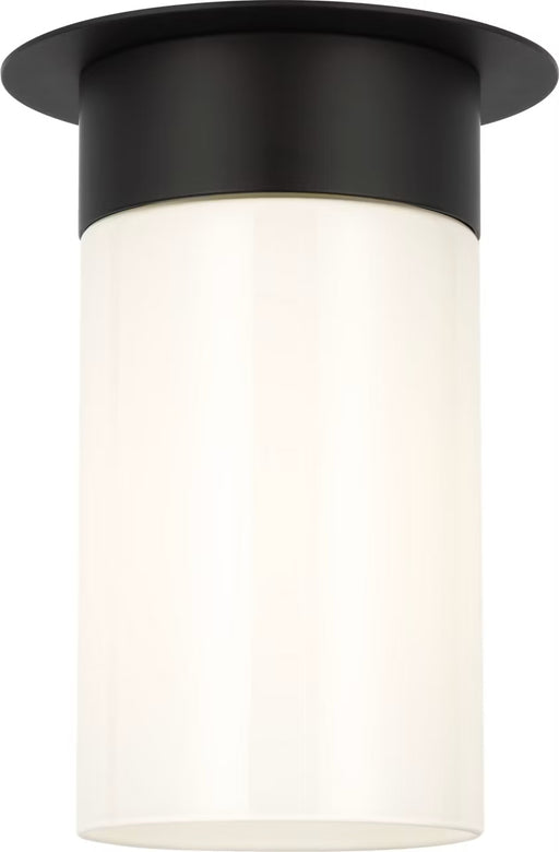 Myhouse Lighting Visual Comfort Studio - SCDJFM164MBKMG - One Light Flush Mount - Archer - Midnight Black