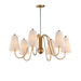 Myhouse Lighting Maxim - 12865NAB - Six Light Chandelier - Valette - Natural Aged Brass