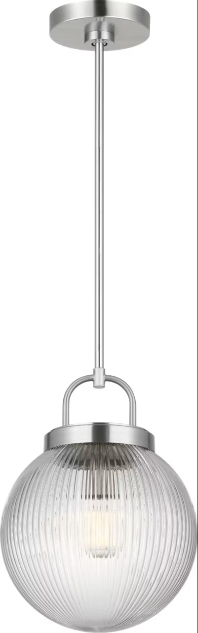 Myhouse Lighting Visual Comfort Studio - SCDJPD129BNRG - One Light Pendant - Preston - Brushed Nickel