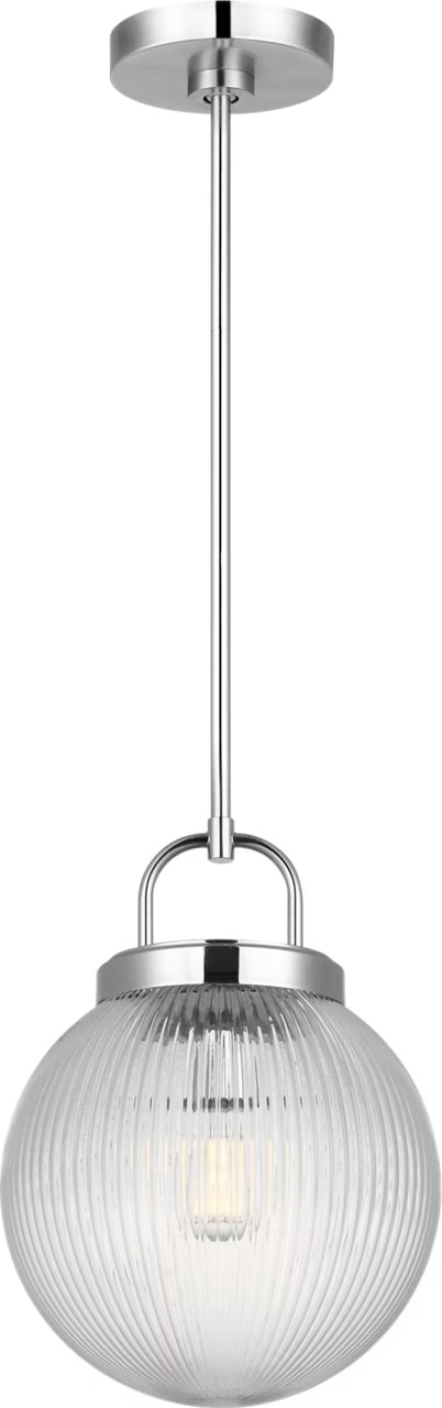 Myhouse Lighting Visual Comfort Studio - SCDJPD129CHRG - One Light Pendant - Preston - Chrome