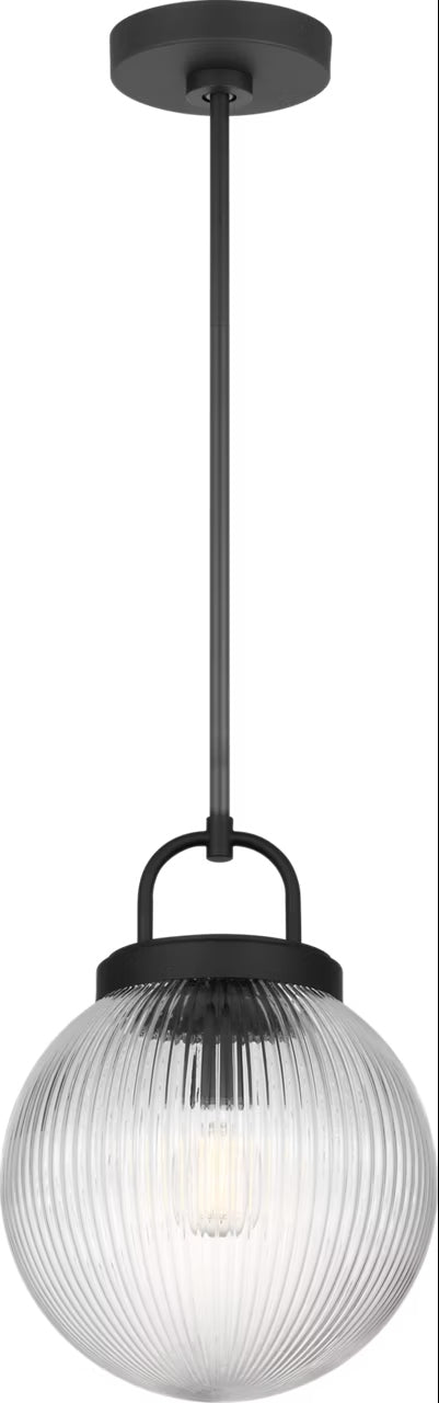 Myhouse Lighting Visual Comfort Studio - SCDJPD129MBKRG - One Light Pendant - Preston - Midnight Black