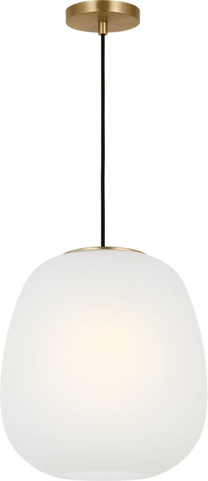 Myhouse Lighting Visual Comfort Studio - SCDJPD136SBEG - One Light Pendant - Nico - Satin Brass