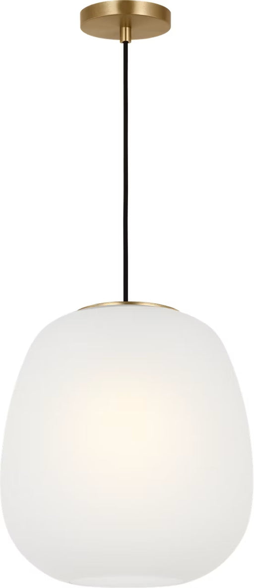 Myhouse Lighting Visual Comfort Studio - SCDJPD136SBEG - One Light Pendant - Nico - Satin Brass