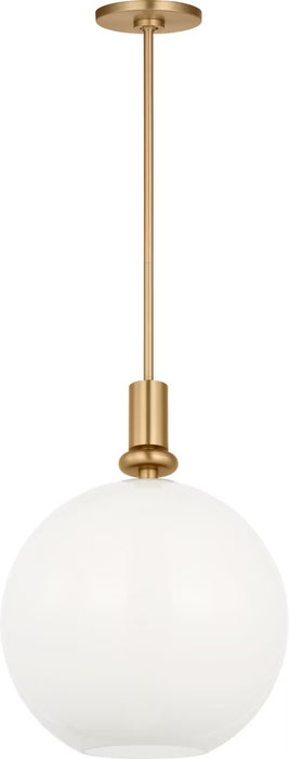 Myhouse Lighting Visual Comfort Studio - SCDJPD144SBMG - One Light Pendant - Malcolm - Satin Brass