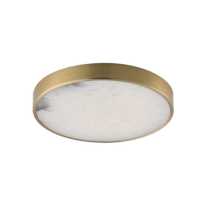 Myhouse Lighting Maxim - 18214WANAB - LED Flush Mount - Slab - Natural Aged Brass