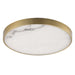 Myhouse Lighting Maxim - 18216WANAB - LED Flush Mount - Slab - Natural Aged Brass